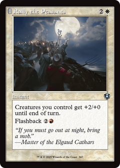 Rally the Peasants (Retro Frame) (347) [Innistrad Remastered] foil - Deck Out Gaming