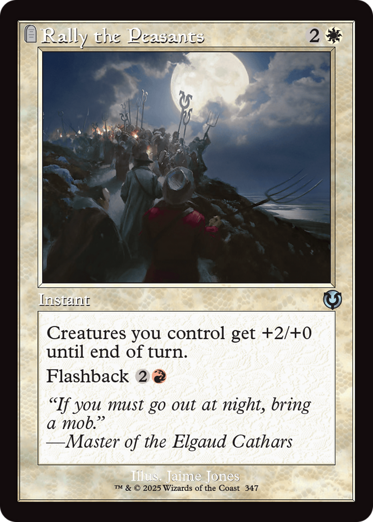 Rally the Peasants (Retro Frame) (347) [Innistrad Remastered] foil - Deck Out Gaming