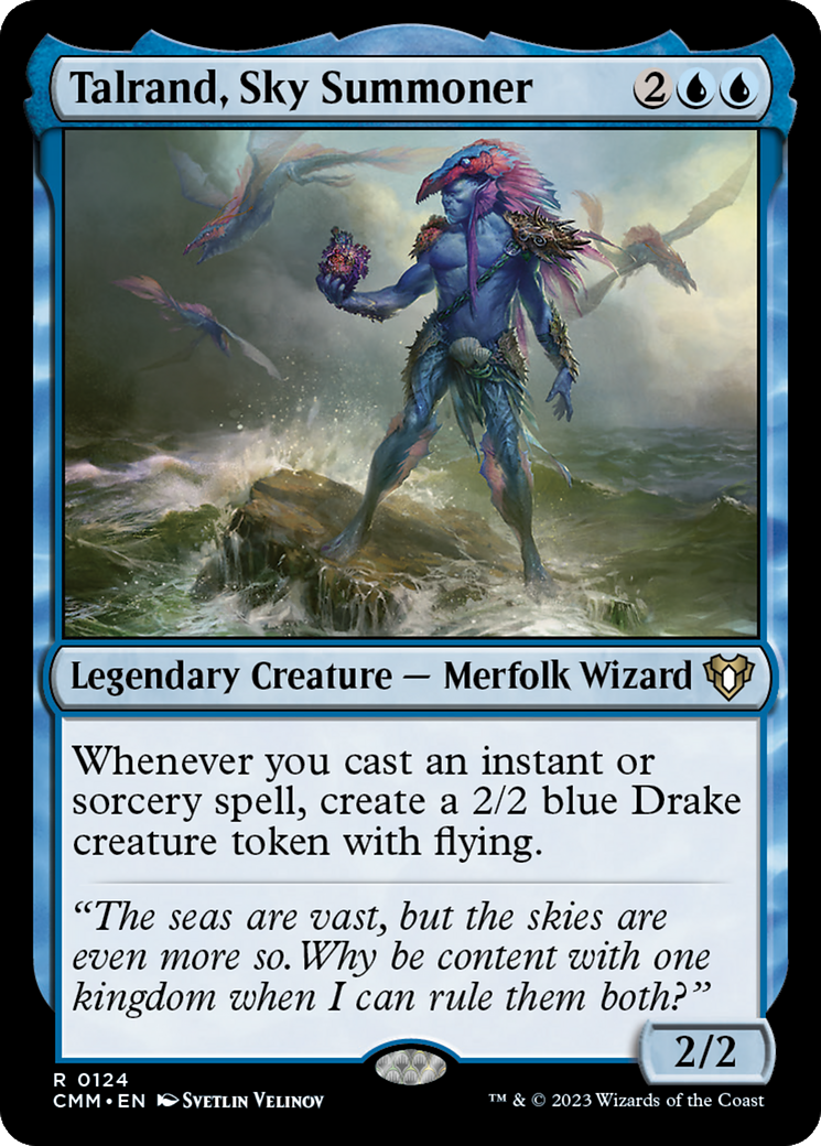 Talrand, Sky Summoner (124) [Commander Masters] foil - Deck Out Gaming