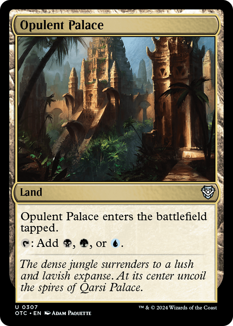 Opulent Palace (307) [Outlaws of Thunder Junction Commander] - Deck Out Gaming