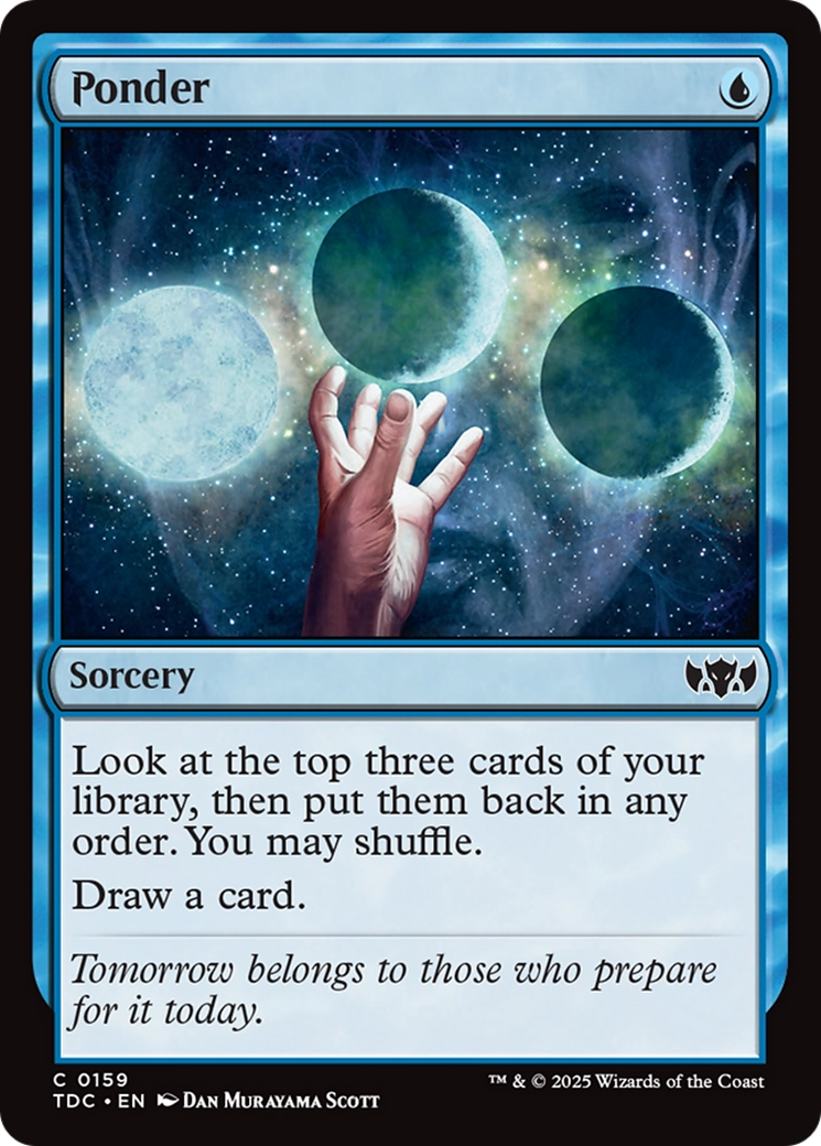 Ponder (159) [Commander: Tarkir: Dragonstorm] - Deck Out Gaming