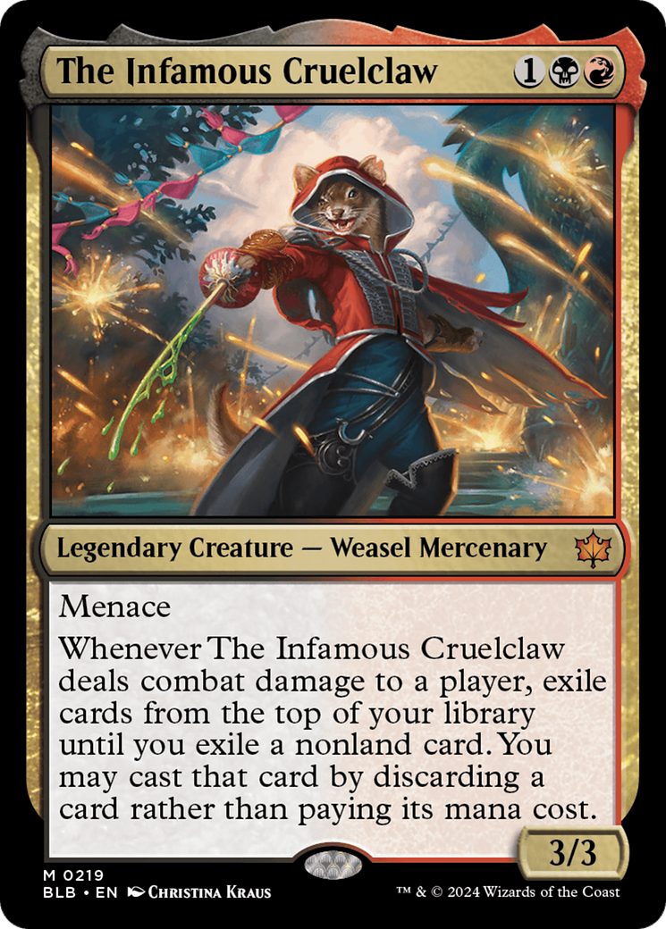 The Infamous Cruelclaw (219) [Bloomburrow] - Deck Out Gaming