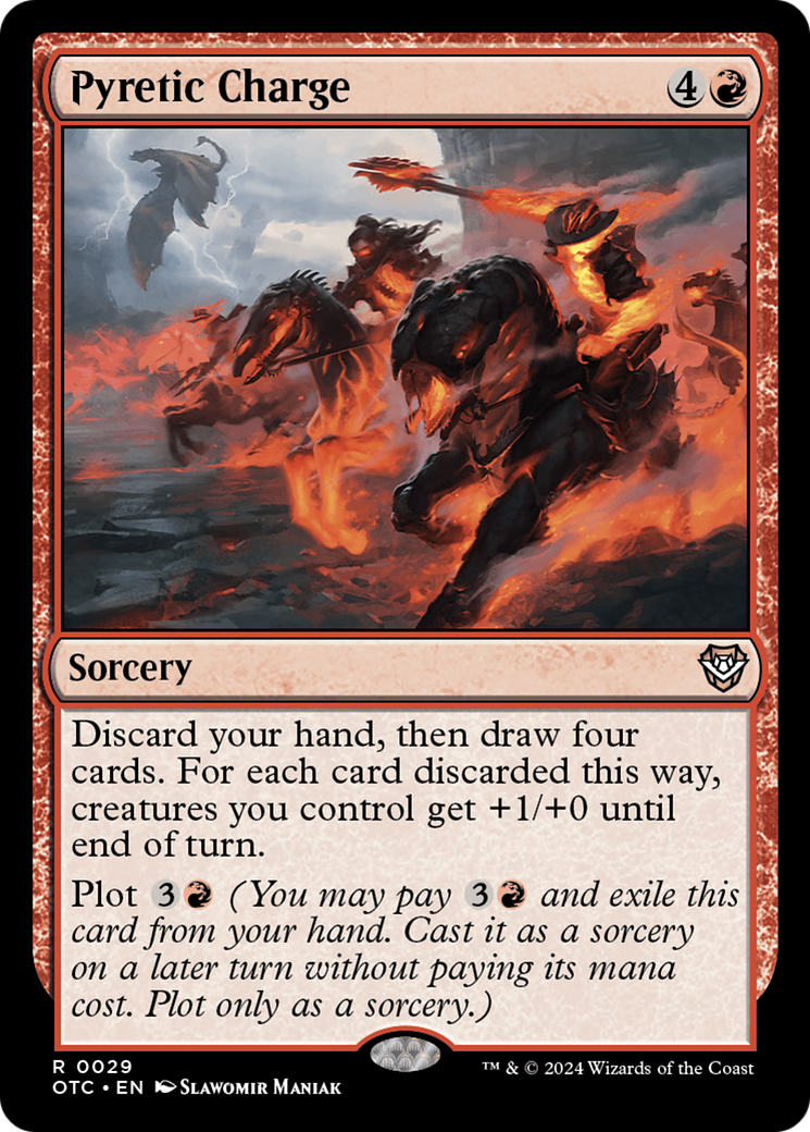 Pyretic Charge (29) [Outlaws of Thunder Junction Commander] - Deck Out Gaming