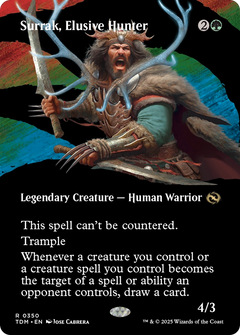 Surrak, Elusive Hunter (Borderless) (350) [Tarkir: Dragonstorm] foil - Deck Out Gaming
