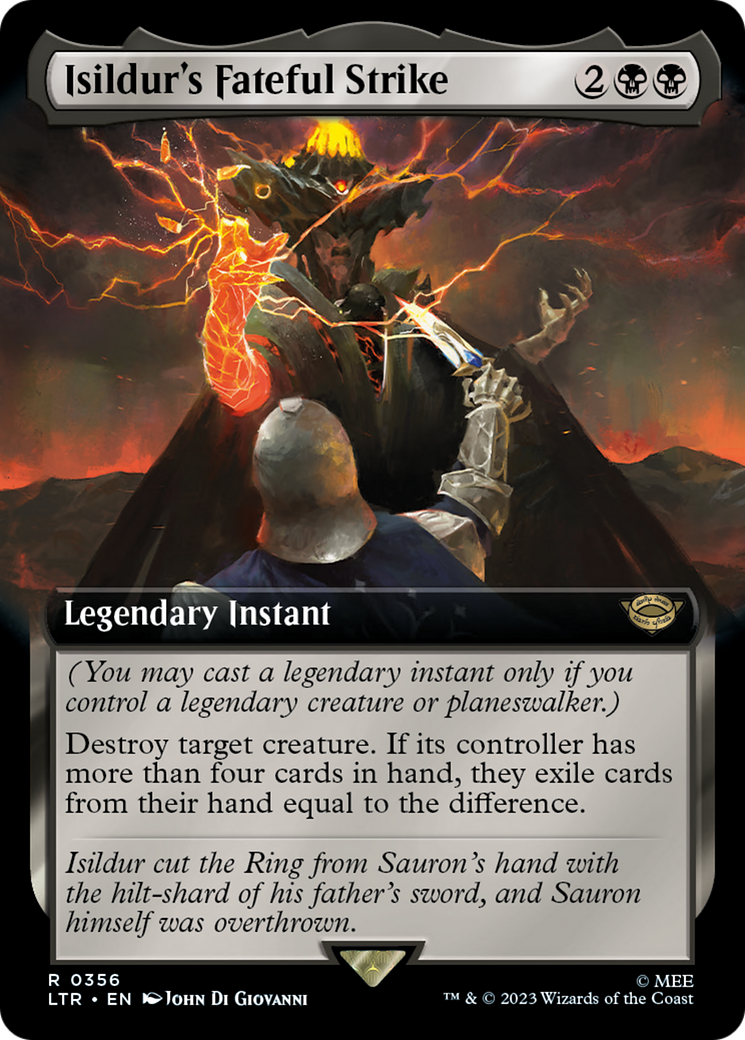 Isildur's Fateful Strike (Extended Art) (356) [The Lord of the Rings: Tales of Middle-earth] - Deck Out Gaming