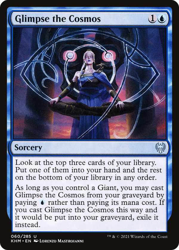 Glimpse the Cosmos (60) [Kaldheim] - Deck Out Gaming