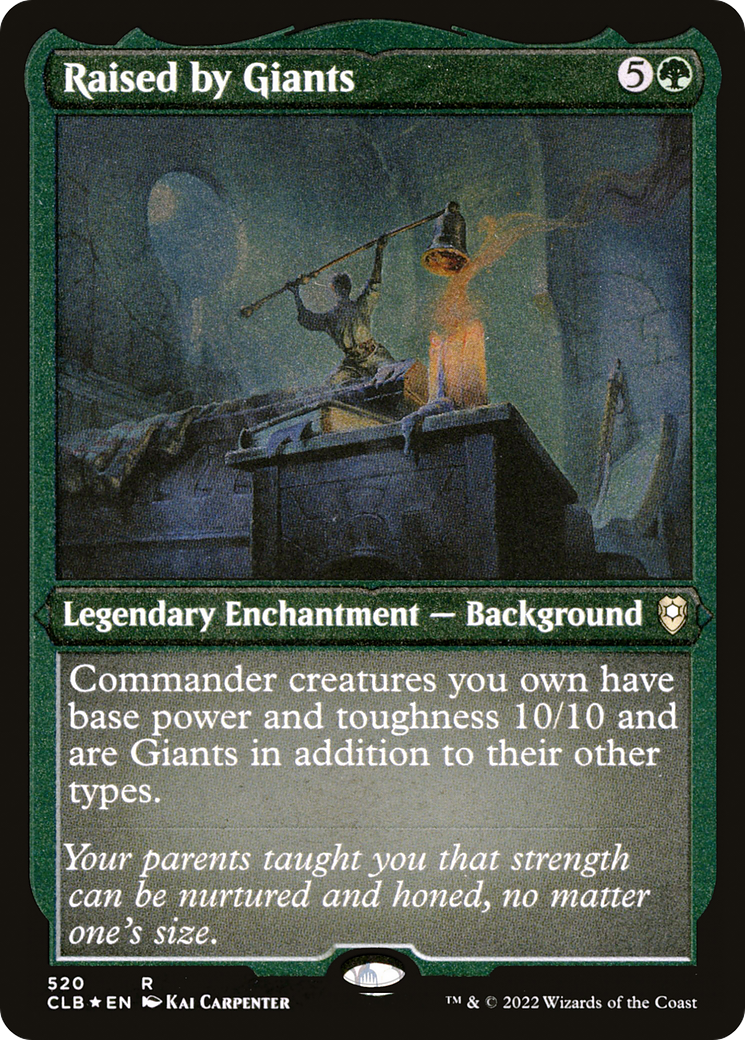 Raised by Giants (520) [Commander Legends: Battle for Baldur's Gate] etched - Deck Out Gaming