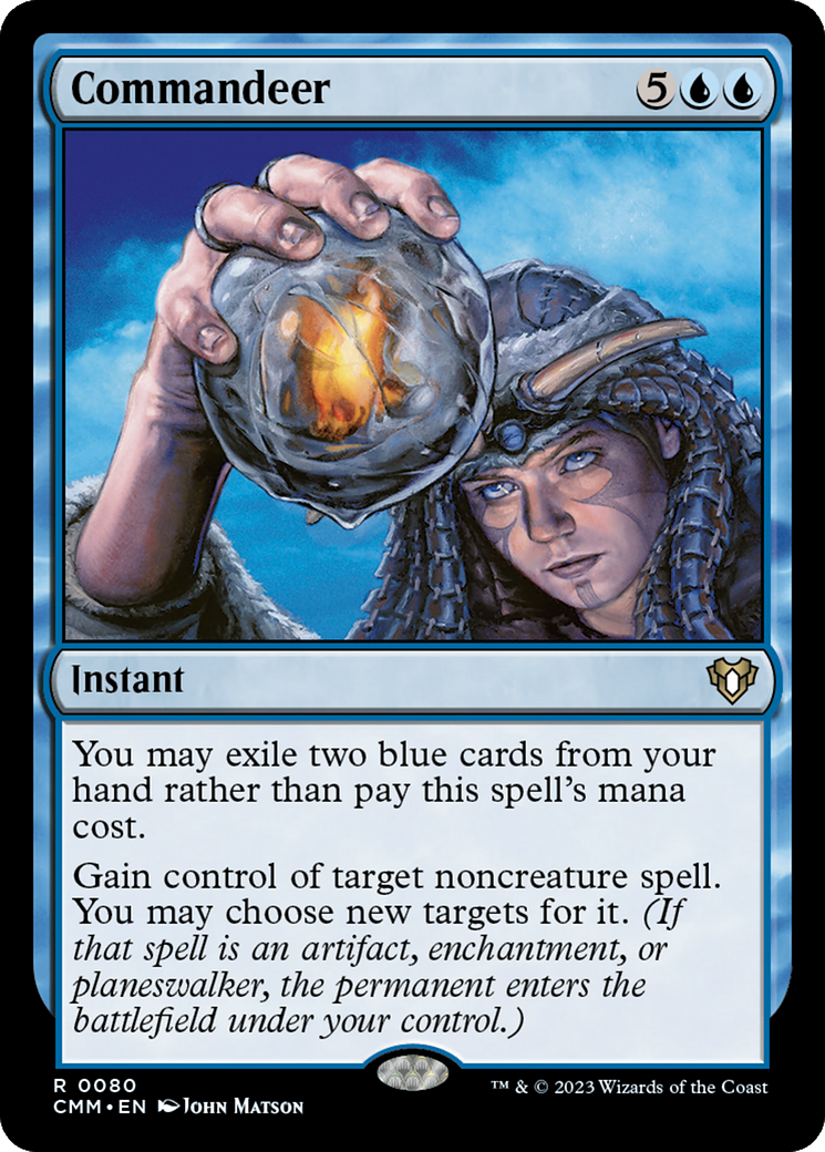 Commandeer (80) [Commander Masters] foil - Deck Out Gaming