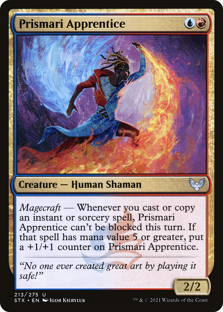 Prismari Apprentice (213) [Strixhaven: School of Mages] foil - Deck Out Gaming