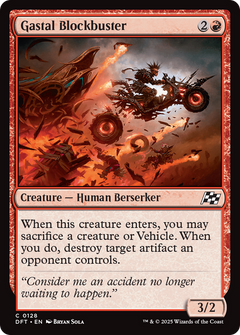Gastal Blockbuster (128) [Aetherdrift] foil - Deck Out Gaming