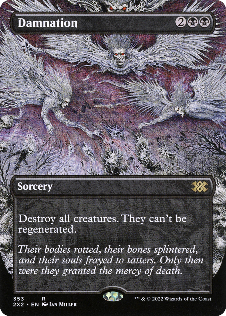 Damnation (Borderless) (353) [Double Masters 2022] - Deck Out Gaming