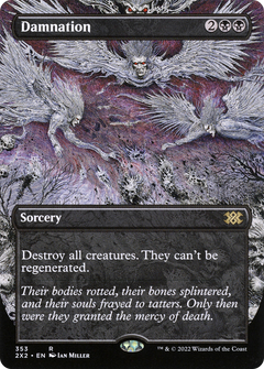 Damnation (Borderless) (353) [Double Masters 2022] - Deck Out Gaming