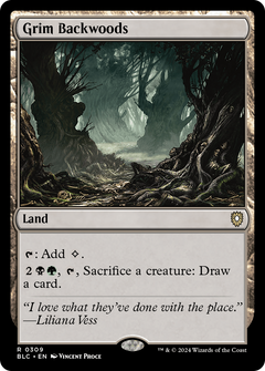 Grim Backwoods (309) [Bloomburrow Commander] - Deck Out Gaming