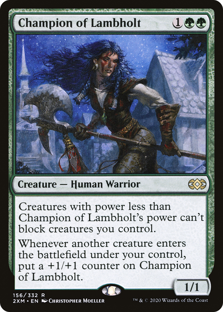 Champion of Lambholt (156) [Double Masters] - Deck Out Gaming