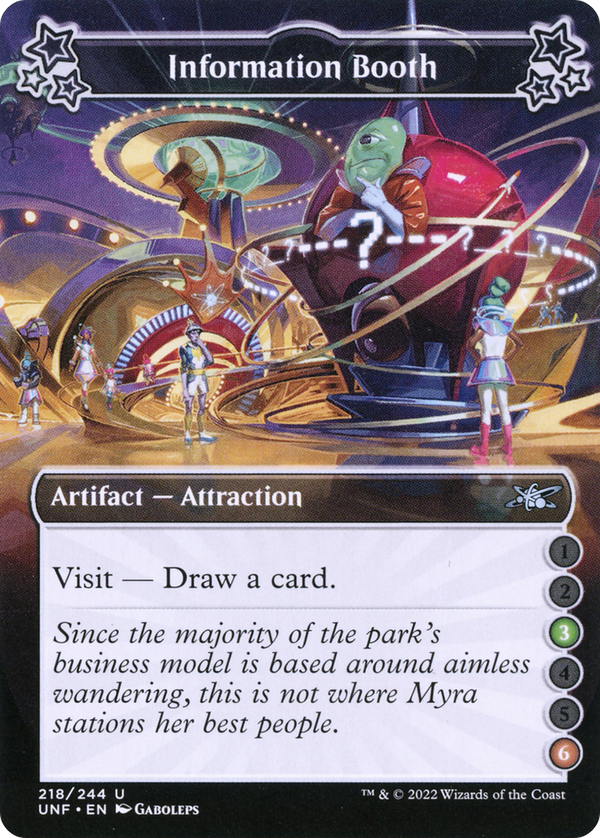 Information Booth (3-6) (218) [Unfinity] foil - Deck Out Gaming