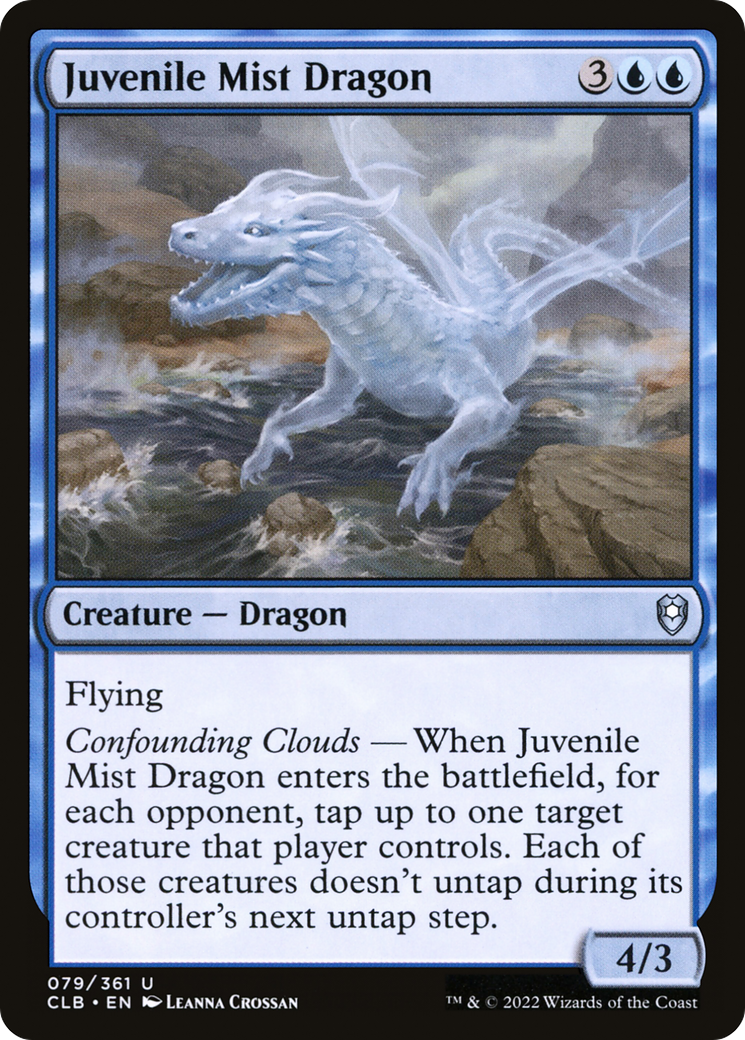 Juvenile Mist Dragon (79) [Commander Legends: Battle for Baldur's Gate] - Deck Out Gaming