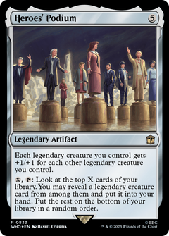 Heroes' Podium (Surge Foil) (833) [Doctor Who] foil - Deck Out Gaming
