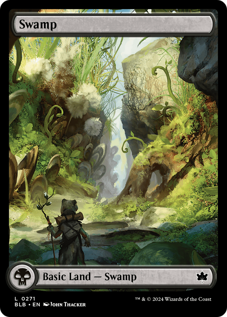 Swamp (0271) (271) [Bloomburrow] foil - Deck Out Gaming