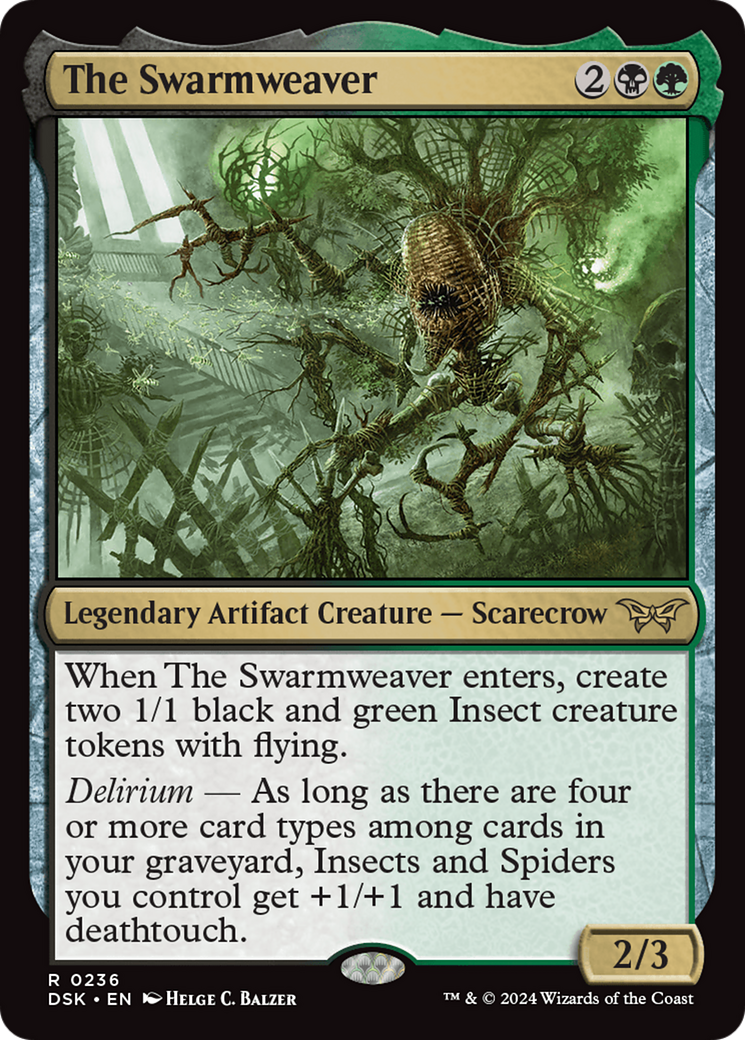 The Swarmweaver (0236) (236) [Duskmourn: House of Horror] - Deck Out Gaming