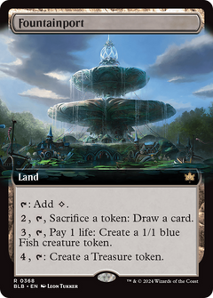 Fountainport (Extended Art) (368) [Bloomburrow] - Deck Out Gaming