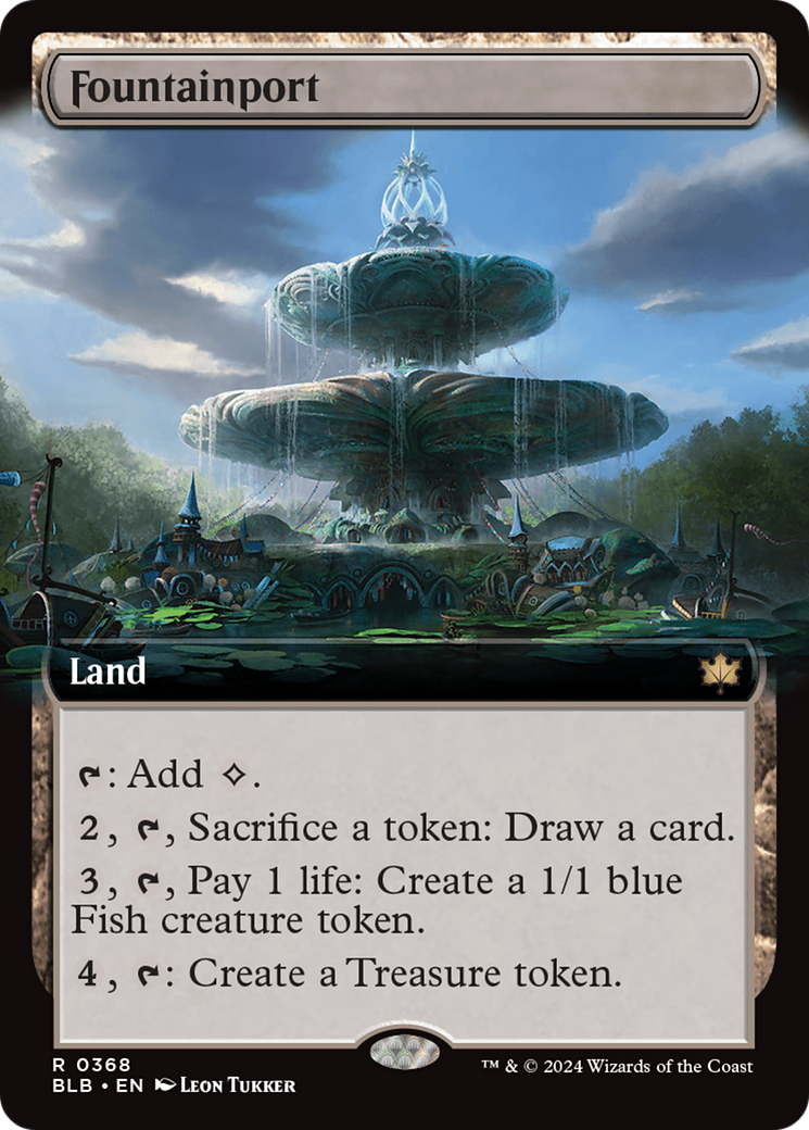 Fountainport (Extended Art) (368) [Bloomburrow] - Deck Out Gaming