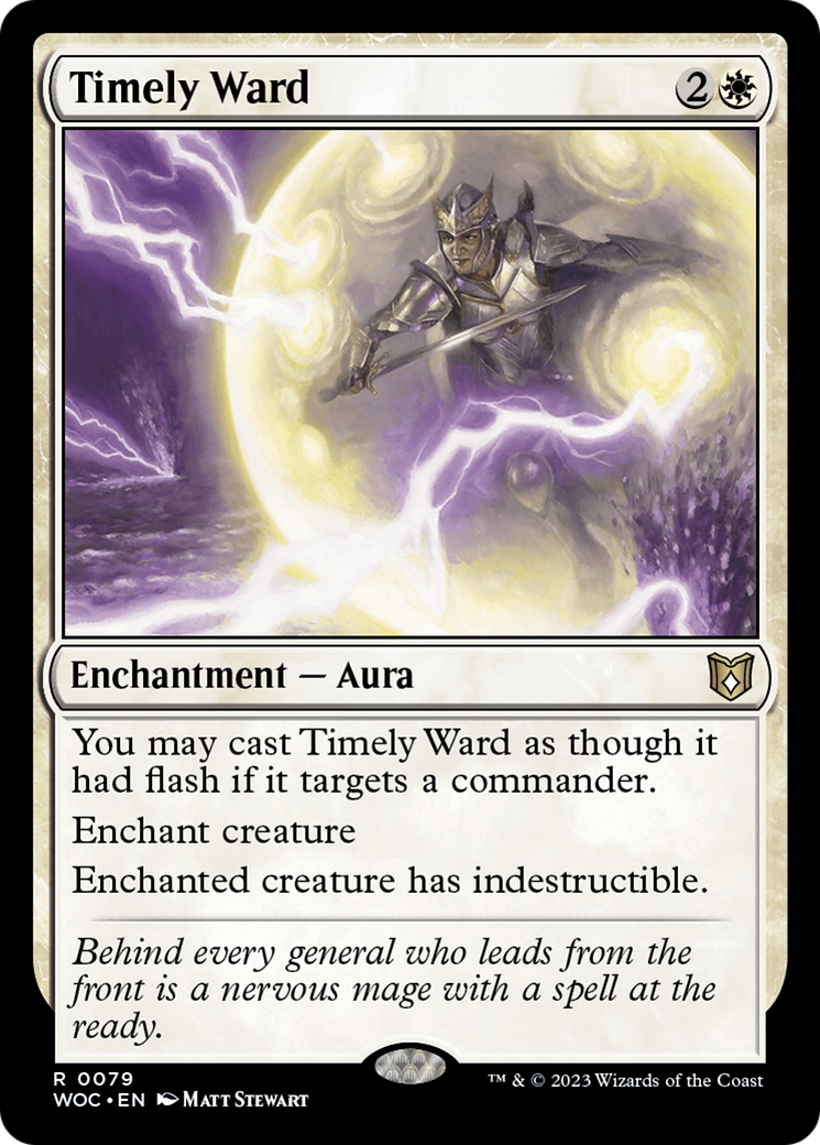 Timely Ward (79) [Wilds of Eldraine Commander] - Deck Out Gaming