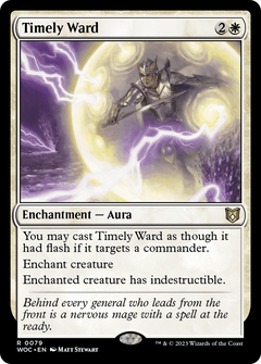 Timely Ward (79) [Wilds of Eldraine Commander] - Deck Out Gaming