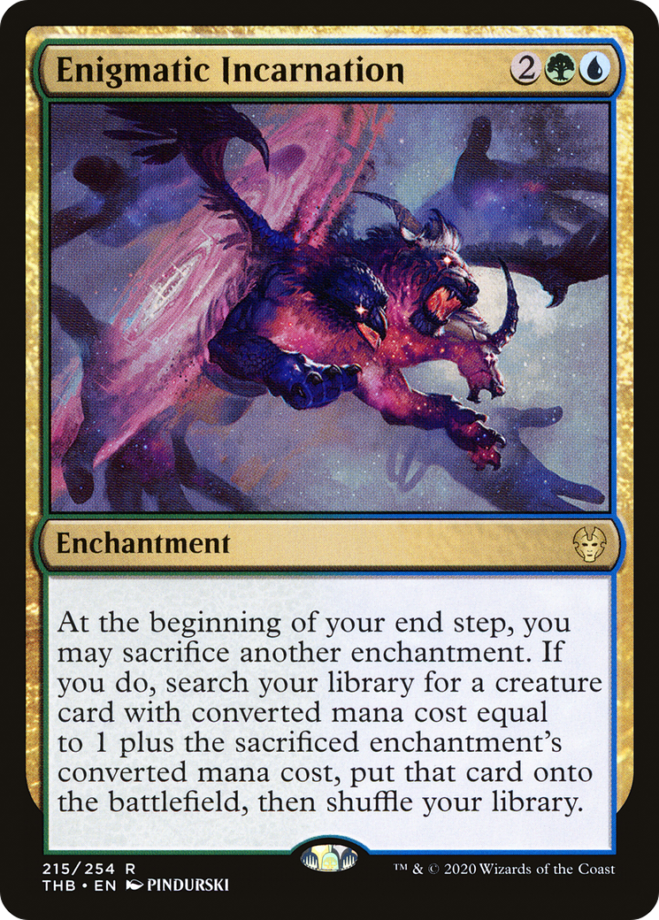 Enigmatic Incarnation (215) [Theros Beyond Death] foil - Deck Out Gaming