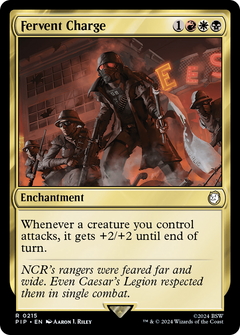 Fervent Charge (215) [Fallout] foil - Deck Out Gaming