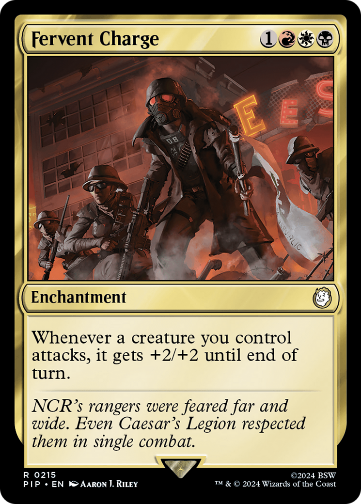 Fervent Charge (215) [Fallout] foil - Deck Out Gaming