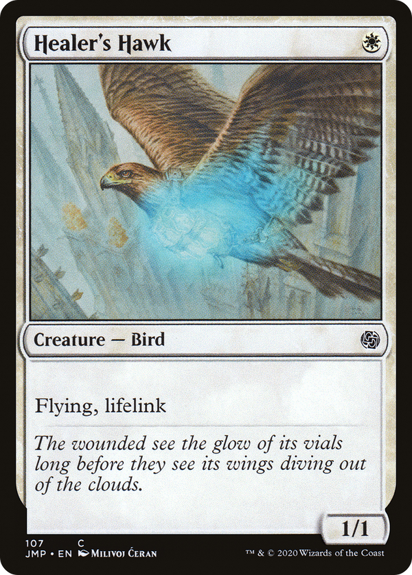 Healer's Hawk (107) [Jumpstart] - Deck Out Gaming