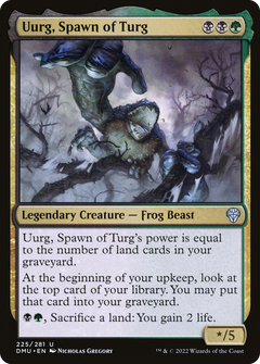 Uurg, Spawn of Turg (225) [Dominaria United] foil - Deck Out Gaming