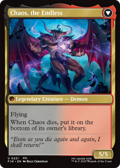 Garland, Knight of Cornelia // Chaos, the Endless (221) [FINAL FANTASY] foil - Deck Out Gaming