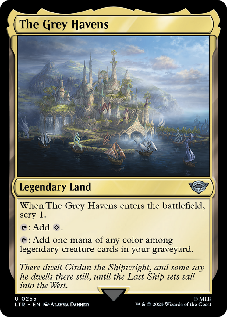 The Grey Havens (255) [The Lord of the Rings: Tales of Middle-earth] foil - Deck Out Gaming