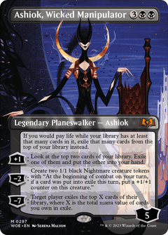 Ashiok, Wicked Manipulator (Borderless) (297) [Wilds of Eldraine] foil - Deck Out Gaming