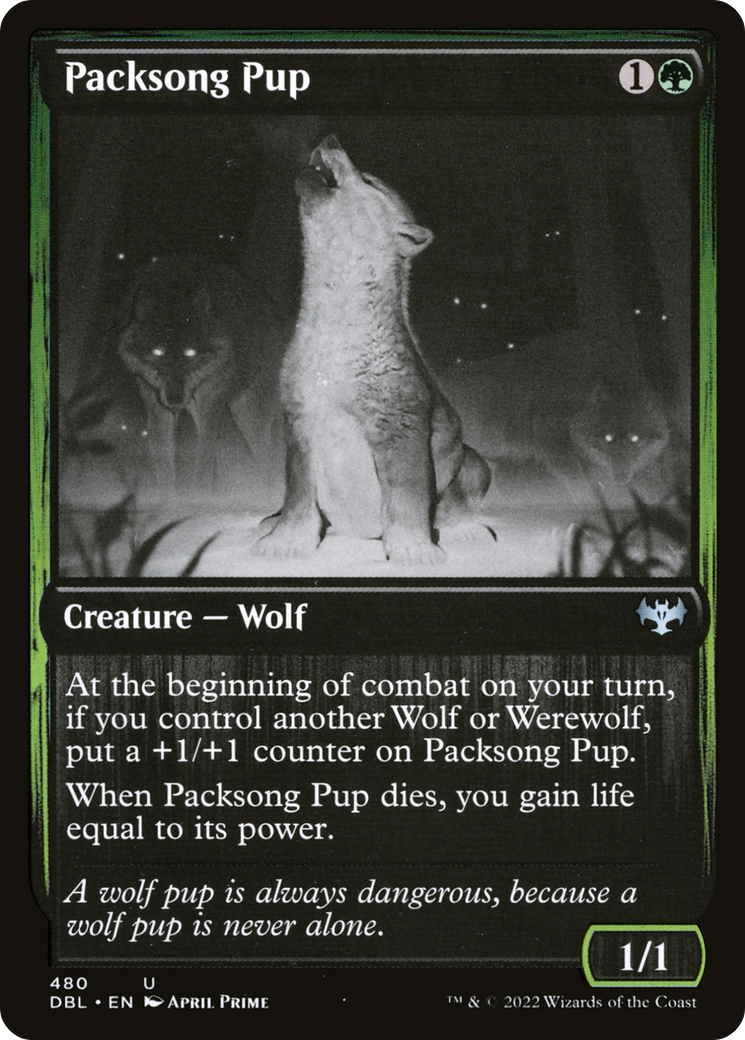 Packsong Pup (480) [Innistrad: Double Feature] - Deck Out Gaming