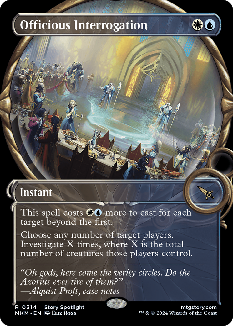 Officious Interrogation (Showcase) (314) [Murders at Karlov Manor] foil - Deck Out Gaming