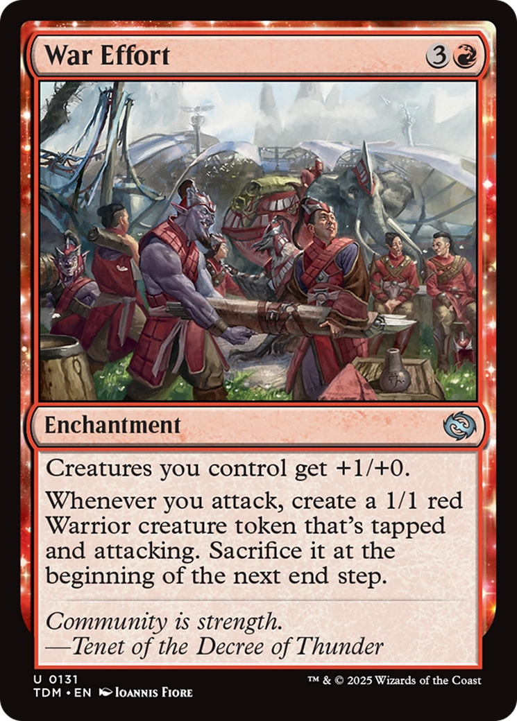 War Effort (131) [Tarkir: Dragonstorm] - Deck Out Gaming