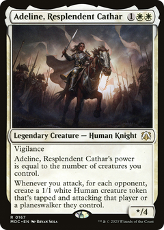 Adeline, Resplendent Cathar (167) [March of the Machine Commander] - Deck Out Gaming