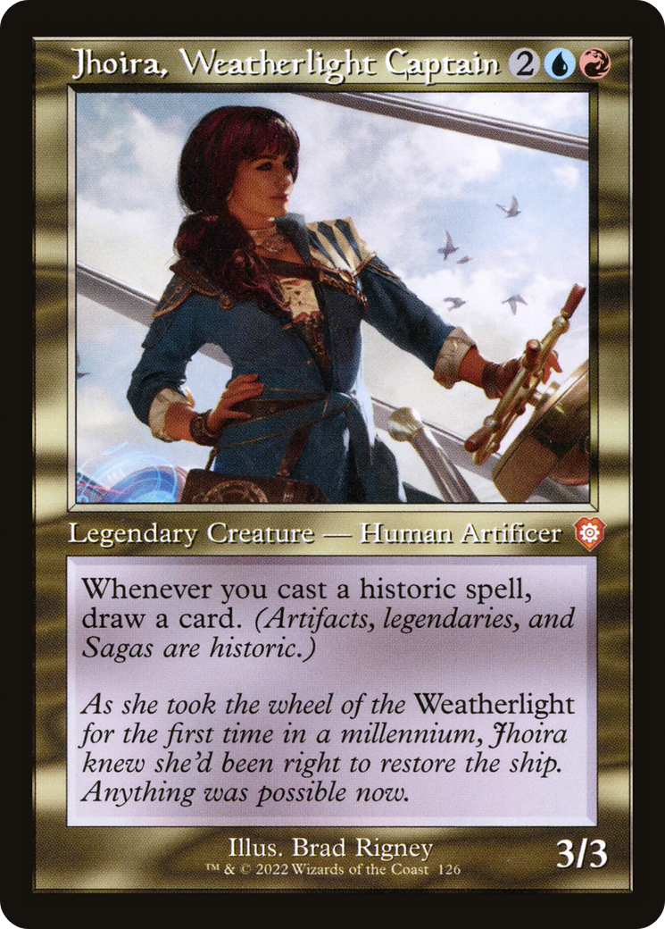 Jhoira, Weatherlight Captain (Retro Frame) (126) [Commander: The Brothers' War] - Deck Out Gaming