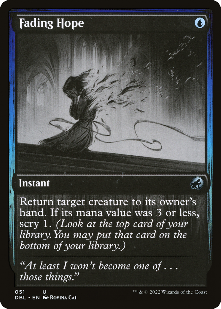 Fading Hope (51) [Innistrad: Double Feature] foil - Deck Out Gaming