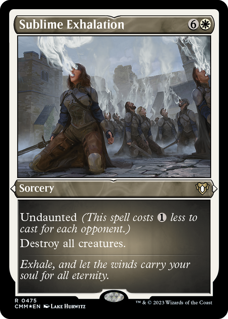 Sublime Exhalation (475) [Commander Masters] etched - Deck Out Gaming