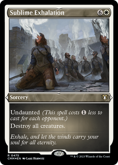 Sublime Exhalation (475) [Commander Masters] etched - Deck Out Gaming