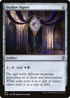 Orzhov Signet (867) [Commander Legends: Battle for Baldur's Gate] - Deck Out Gaming
