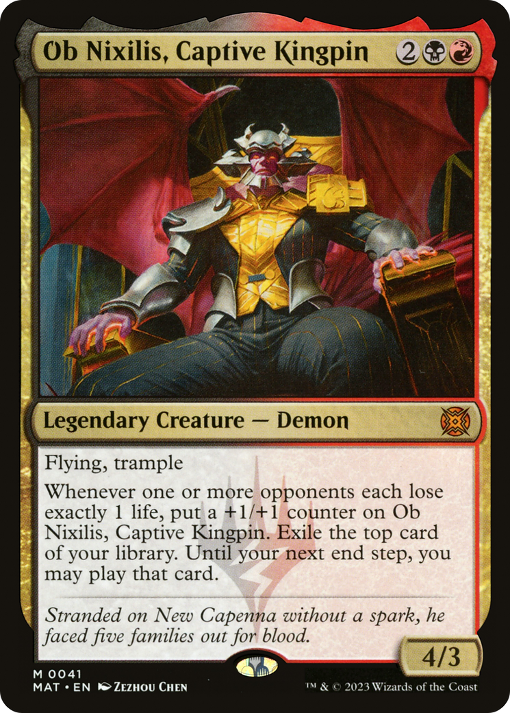 Ob Nixilis, Captive Kingpin (41) [March of the Machine: The Aftermath] - Deck Out Gaming