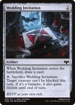 Wedding Invitation (260) [Innistrad: Crimson Vow] foil - Deck Out Gaming