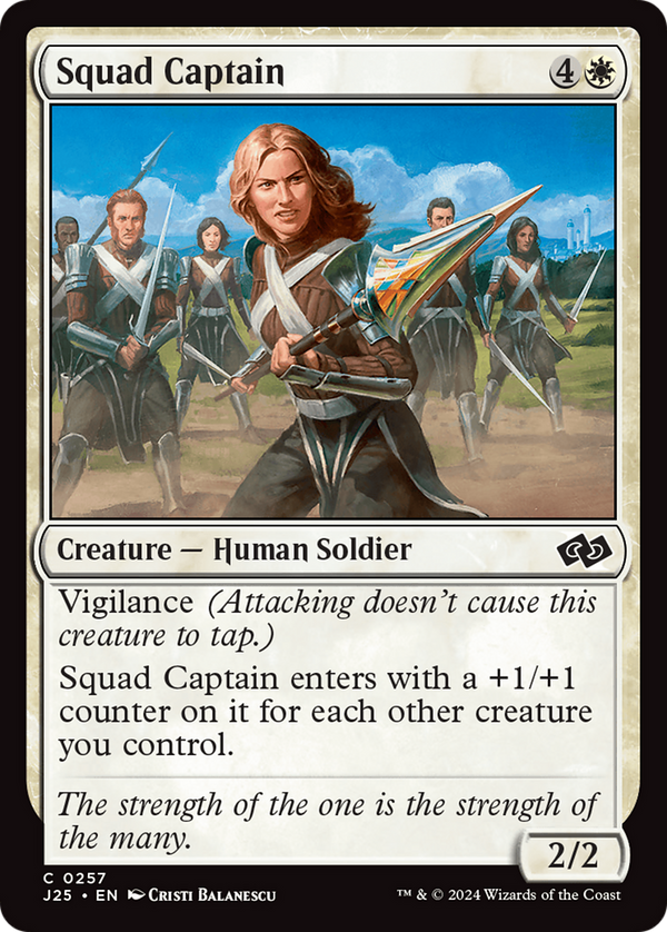 Squad Captain (257) [Foundations Jumpstart] - Deck Out Gaming