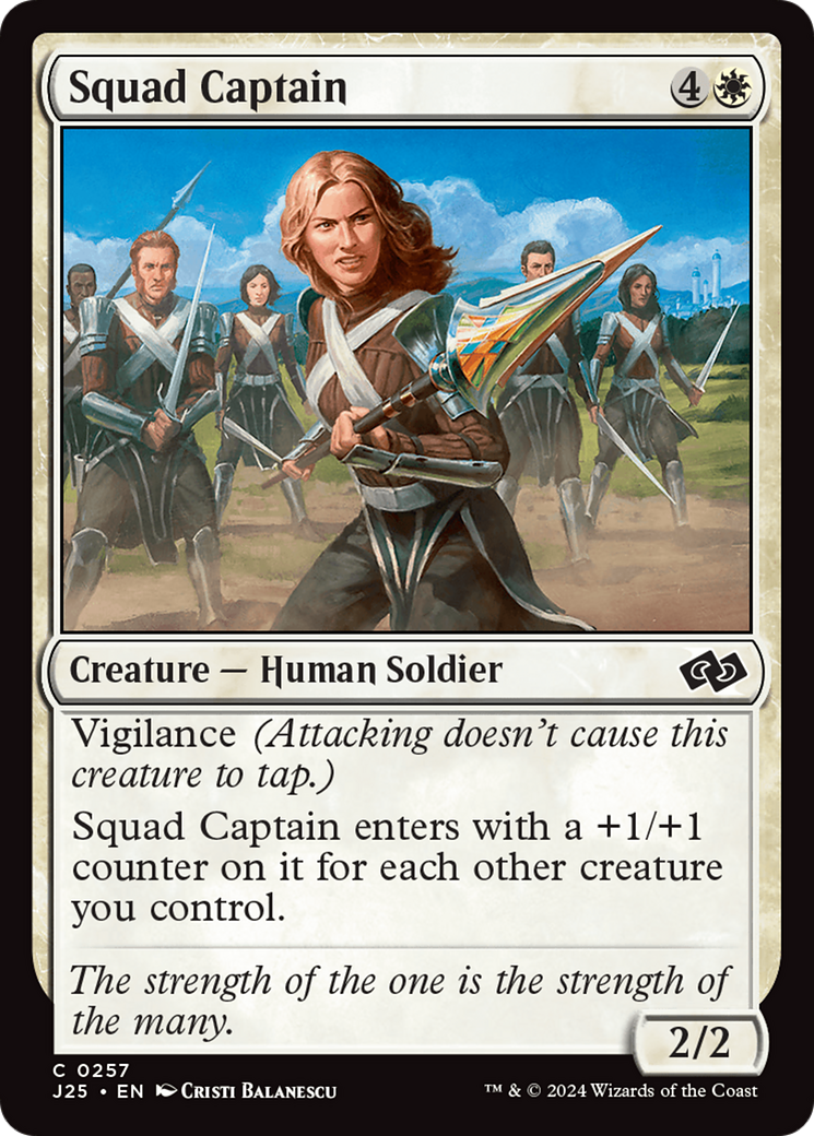Squad Captain (257) [Foundations Jumpstart] - Deck Out Gaming