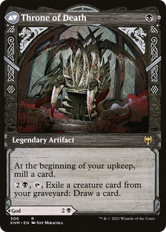 Egon, God of Death // Throne of Death (306) [Kaldheim] foil - Deck Out Gaming