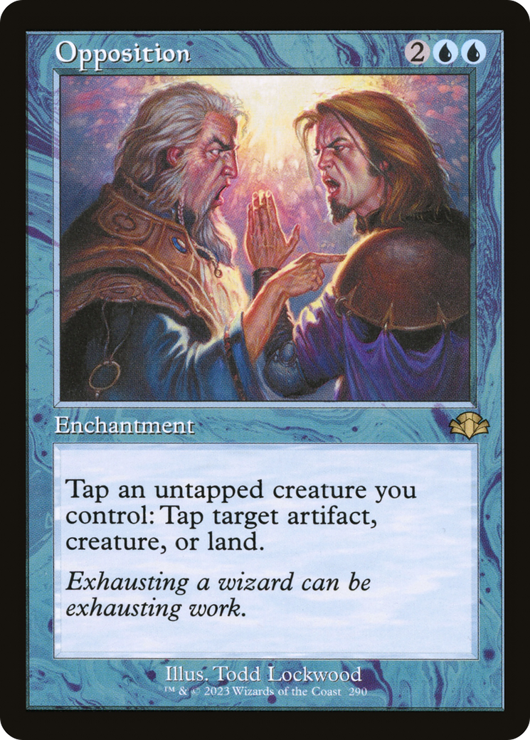 Opposition (Retro Frame) (290) [Dominaria Remastered] foil - Deck Out Gaming